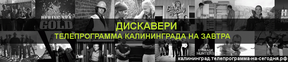Телепрограмма на завтра канала Дискавери, Калининград