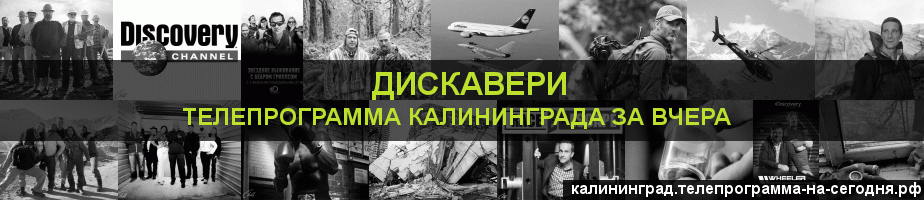 Телепрограмма за вчера канала Дискавери, Калининград