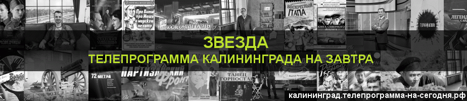 Телепрограмма на завтра канала Звезда, Калининград